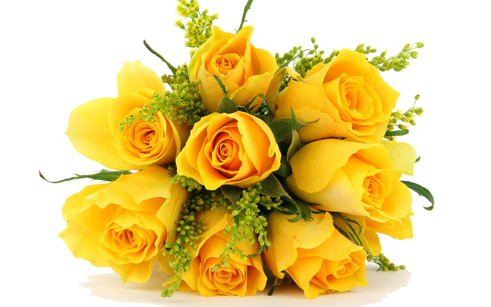 Yellow Flowers Bouquet Transparent PNG Image