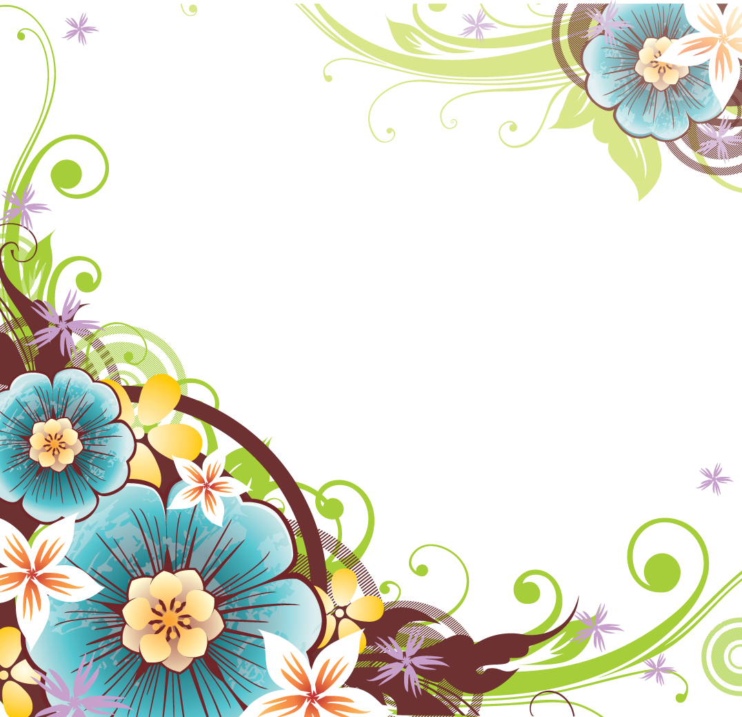 Flowers Borders File Transparent PNG Image