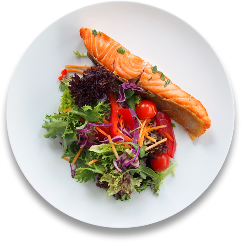 Food Plate Fish Transparent PNG Image