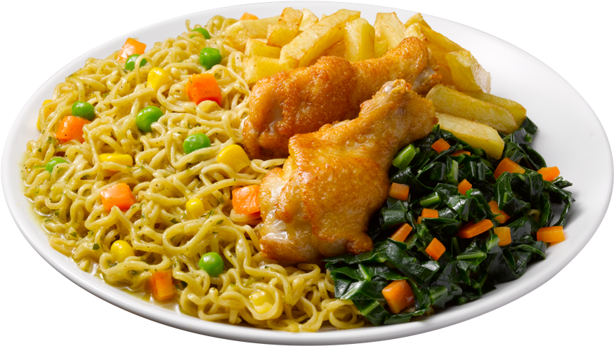 Food Plate Noodles Transparent PNG Image