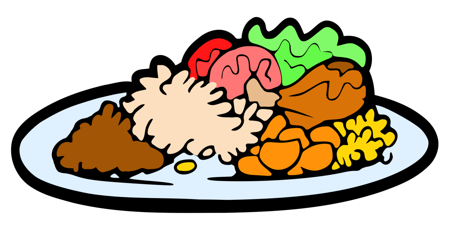 Food Plate Vector File Transparent PNG Image