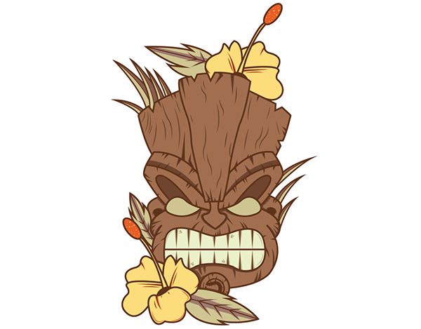 Tiki Plant Birthday Drawing Flower Transparent PNG Image