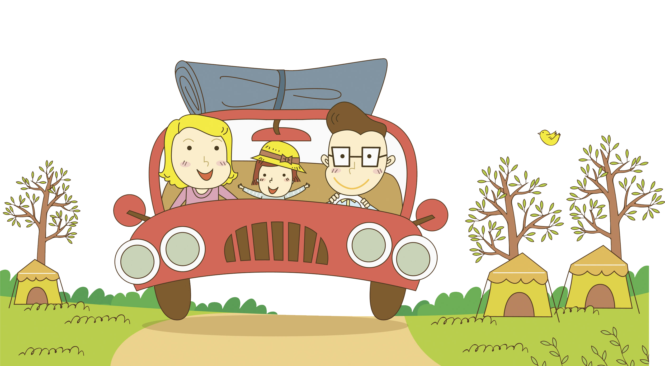 Food Text Cartoon Family Vacation Transparent PNG Image