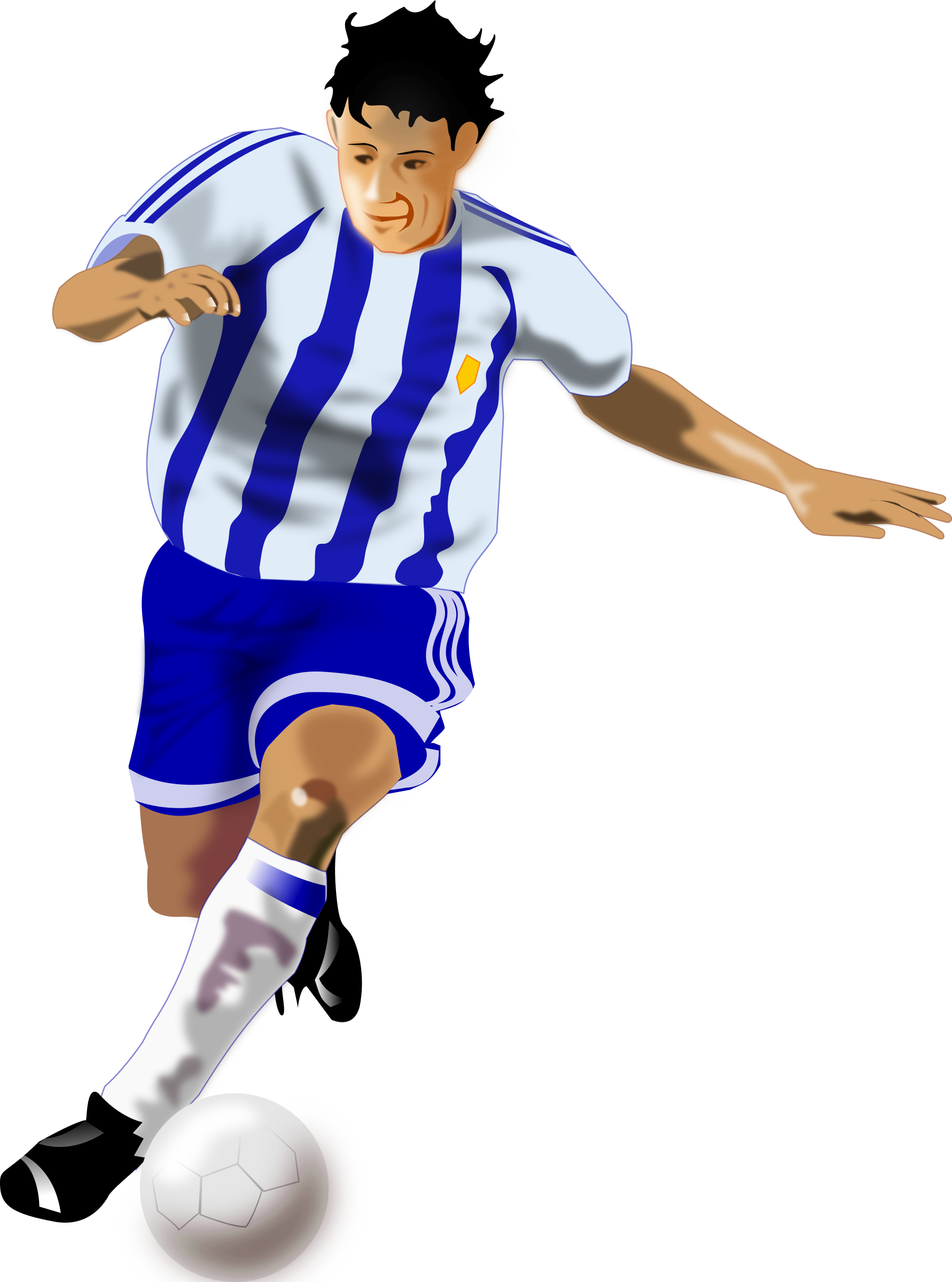 Vector Player Football Transparent PNG Image