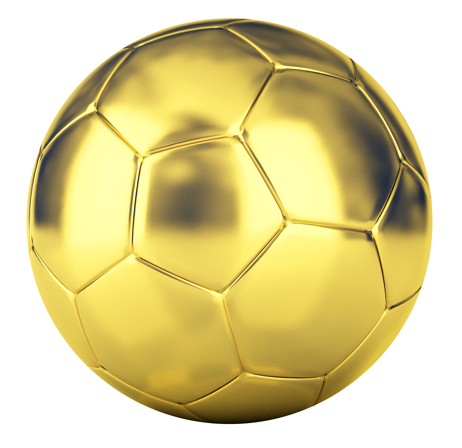 Golden Football Transparent PNG Image
