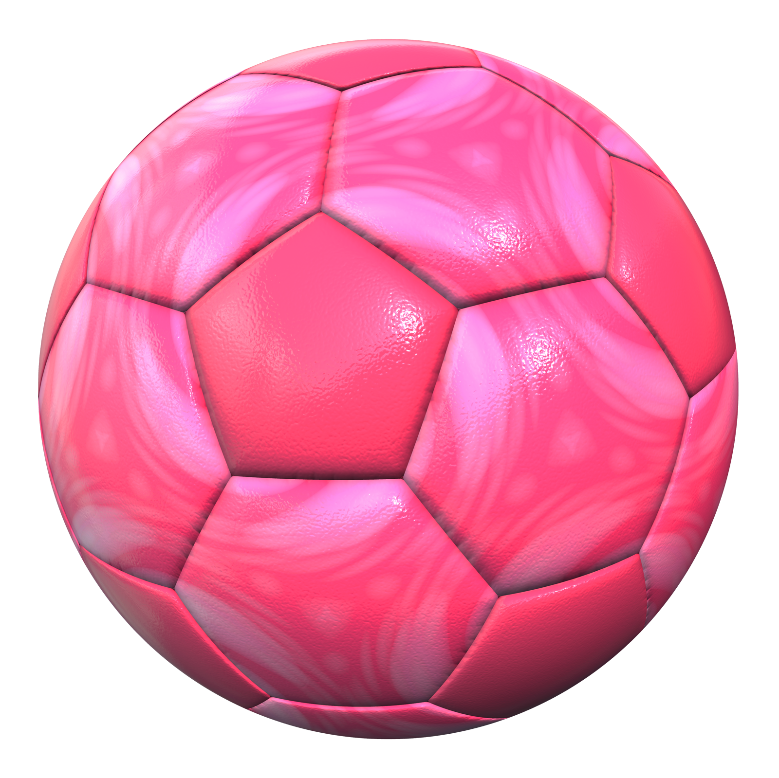 Pink Football Transparent PNG Image
