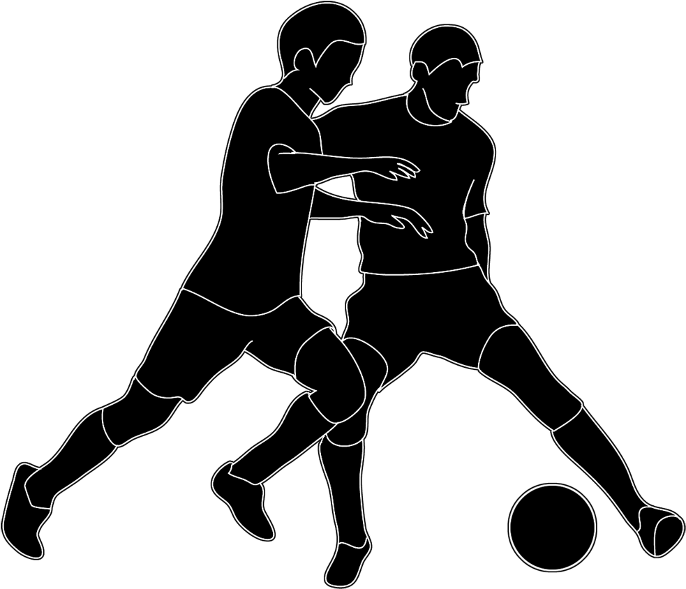 Vector Footballer Transparent PNG Image