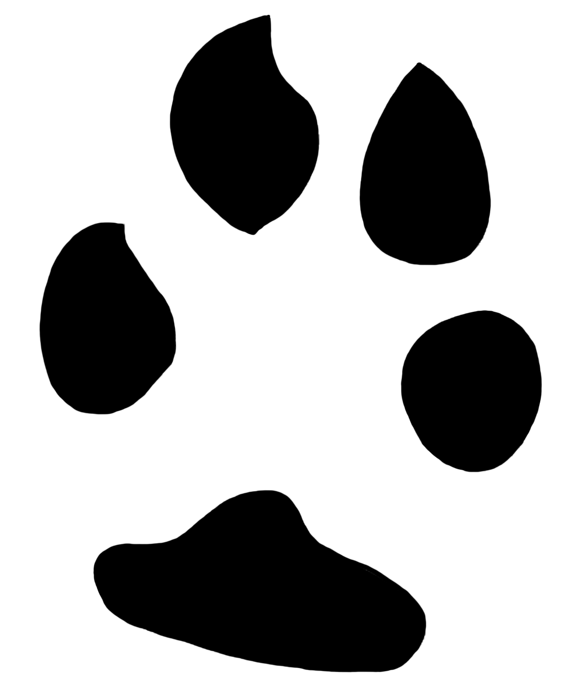 Footprint Vector Animal Transparent PNG Image