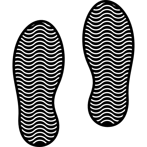 Footprints Shoe Transparent PNG Image