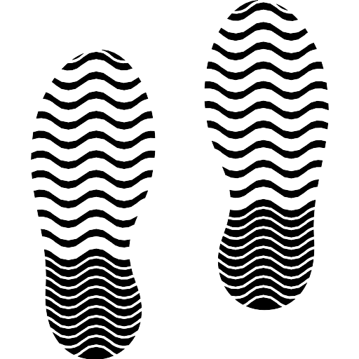 Footprints Shoe Transparent PNG Image