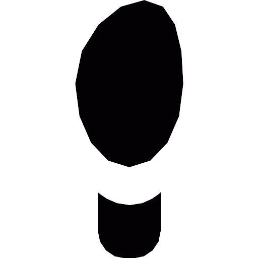 Footprints Silhouette Shoe Transparent PNG Image