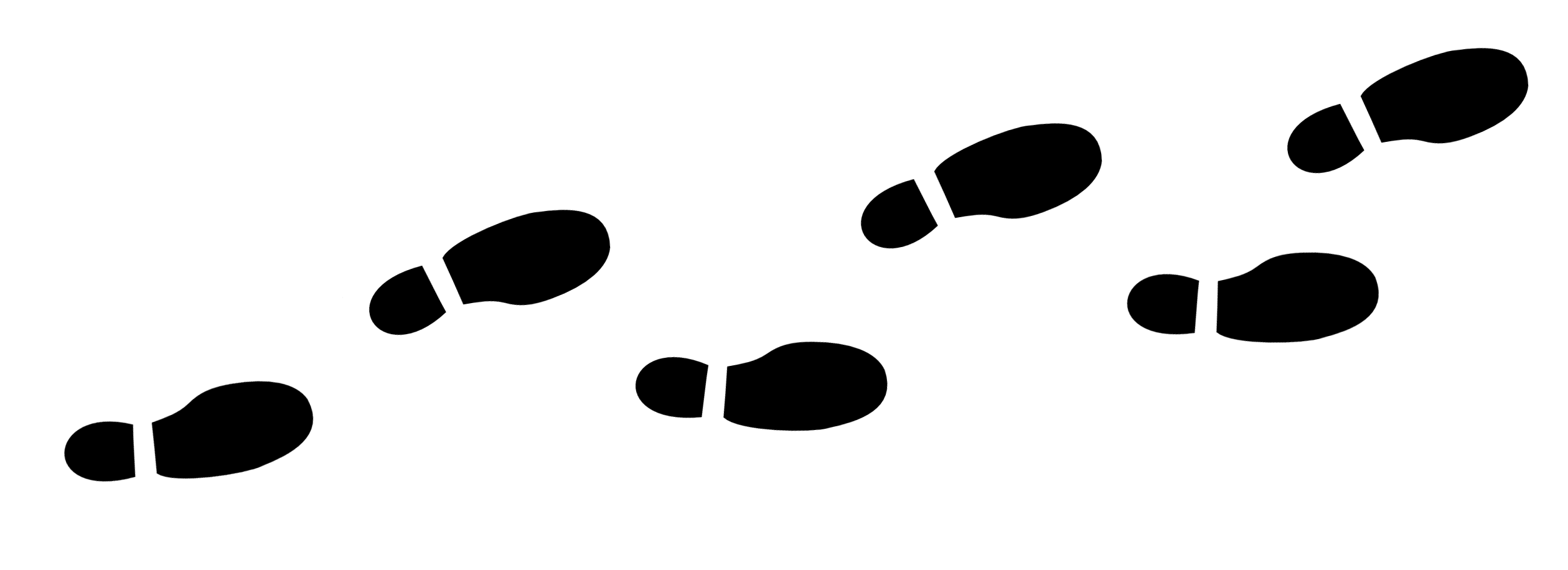 Trail Walking Footprints Transparent PNG Image