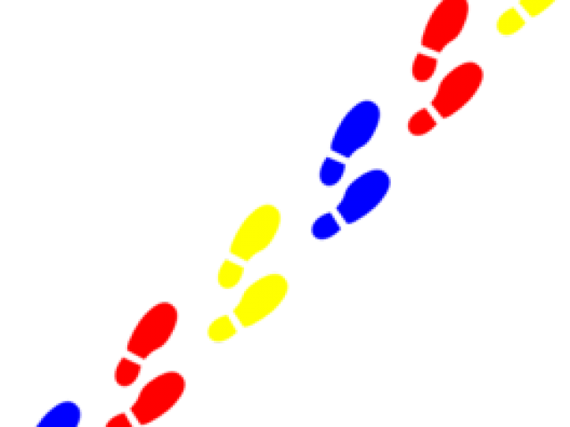 Trail Walking Footprints Transparent PNG Image