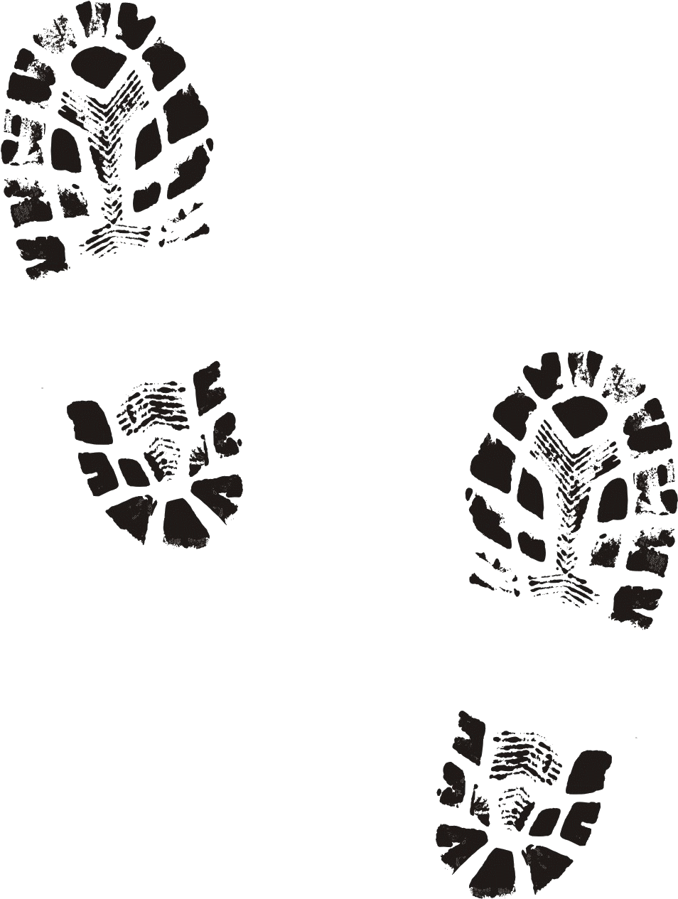 Footprints Vector Shoe Transparent PNG Image