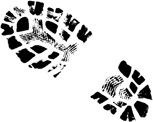Footprints Vector Shoe Transparent PNG Image