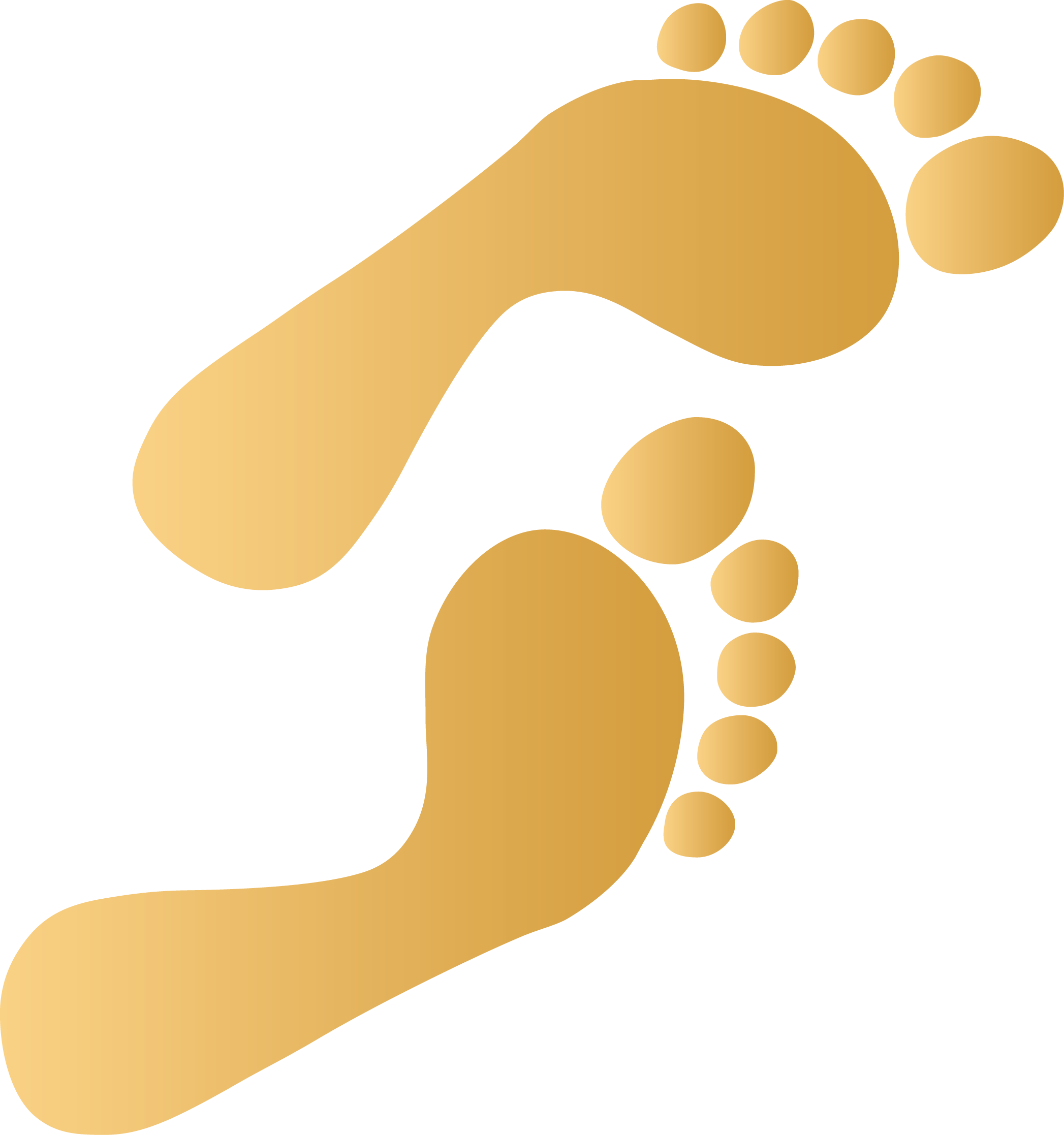 Walking Footprints Transparent PNG Image