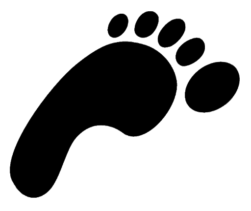 Walking Footprints Transparent PNG Image