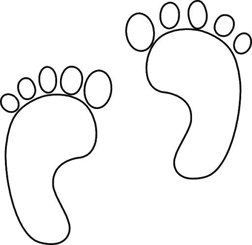 Walking Footprints Transparent PNG Image