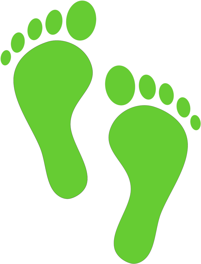 Walking Footprints Transparent PNG Image
