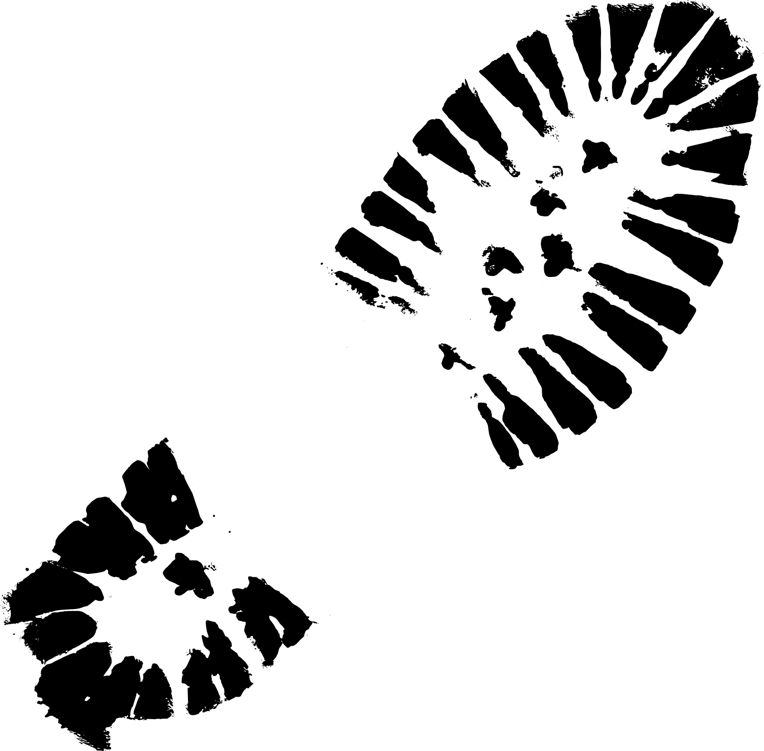 Walking Footprints Transparent PNG Image