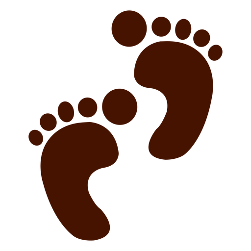 Footprints Background Transparent PNG Image