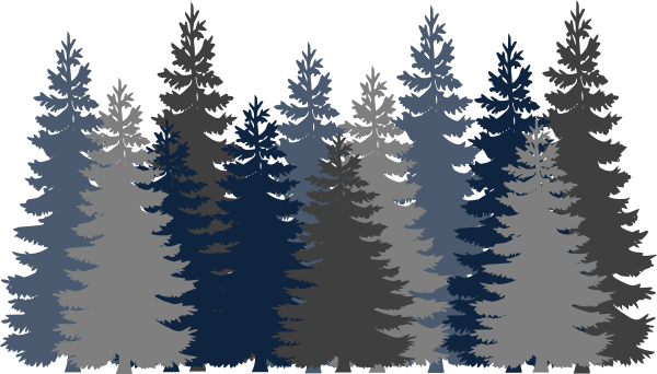 Vector Tree Forest Transparent PNG Image