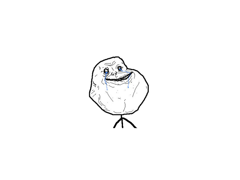 Forever Alone Transparent PNG Image
