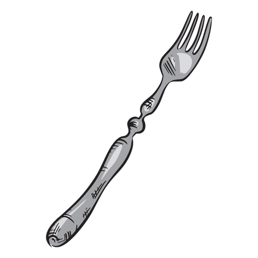 Fork Silver Transparent PNG Image