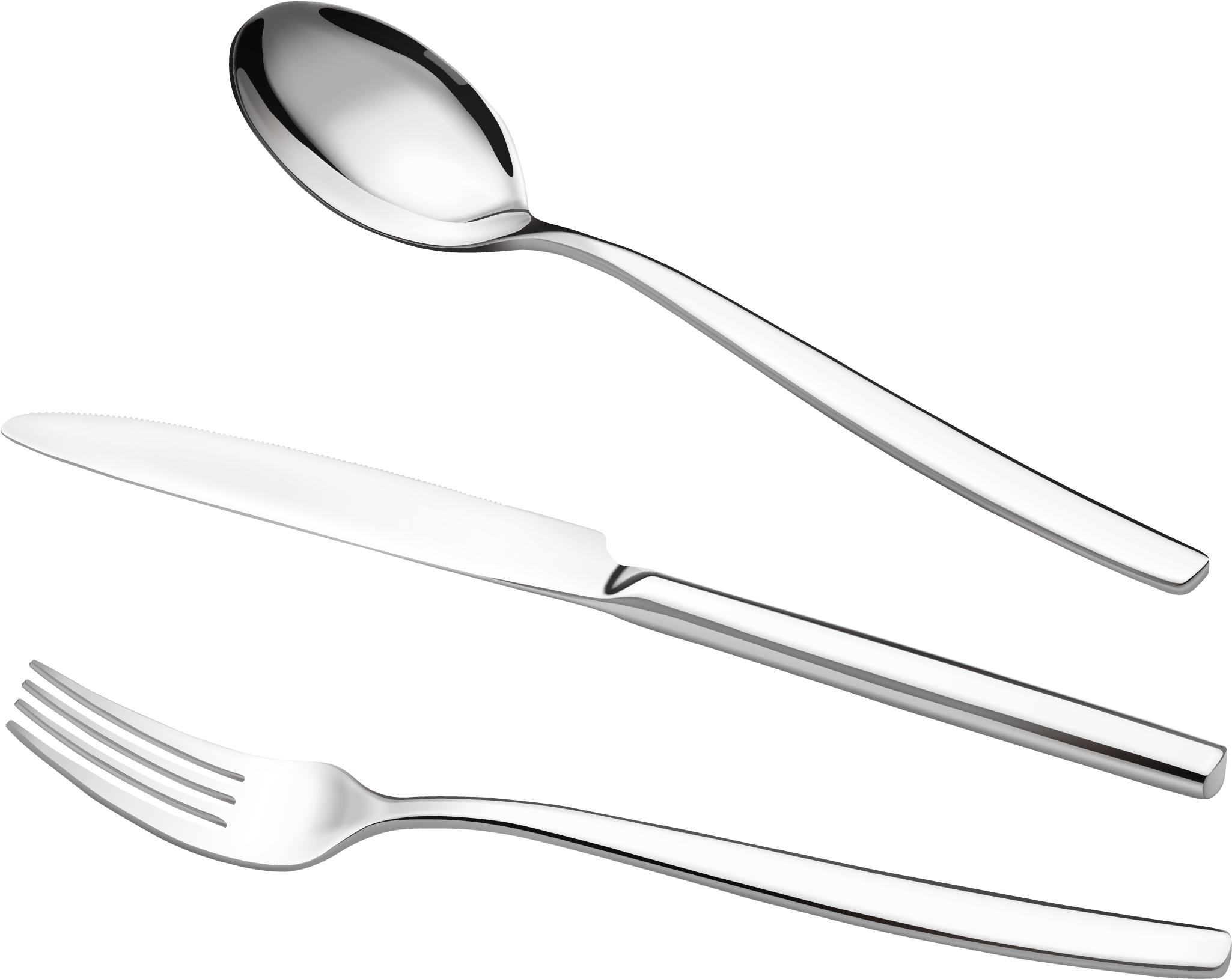 Fork Silver Transparent PNG Image