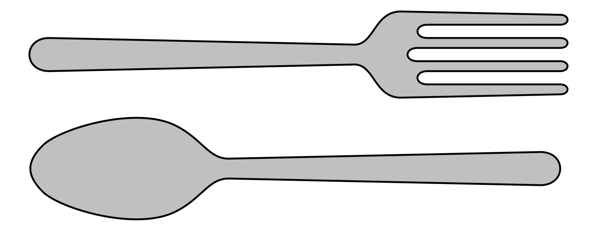 Fork Vector Silver Transparent PNG Image