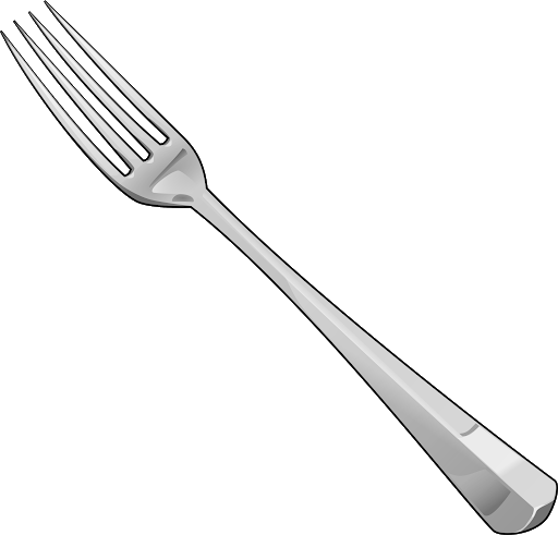 Fork Vector Silver Transparent PNG Image