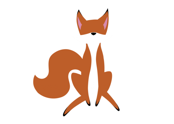 Cute Vector Fox Transparent PNG Image