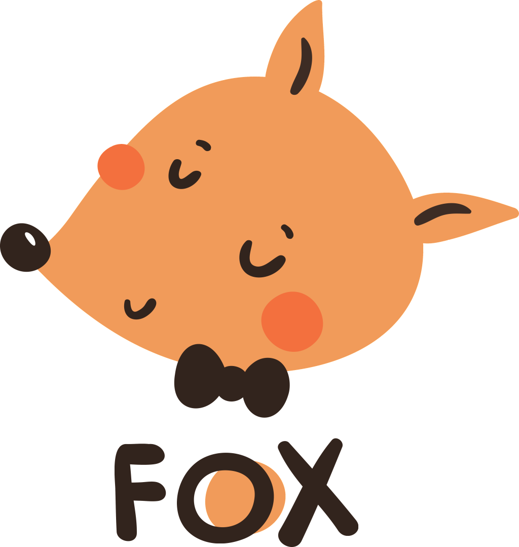 Vector Fox Face Transparent PNG Image
