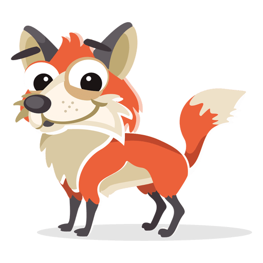 Vector Fox Face Transparent PNG Image