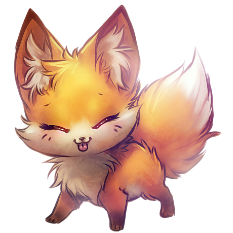 Artistic Fox Transparent PNG Image