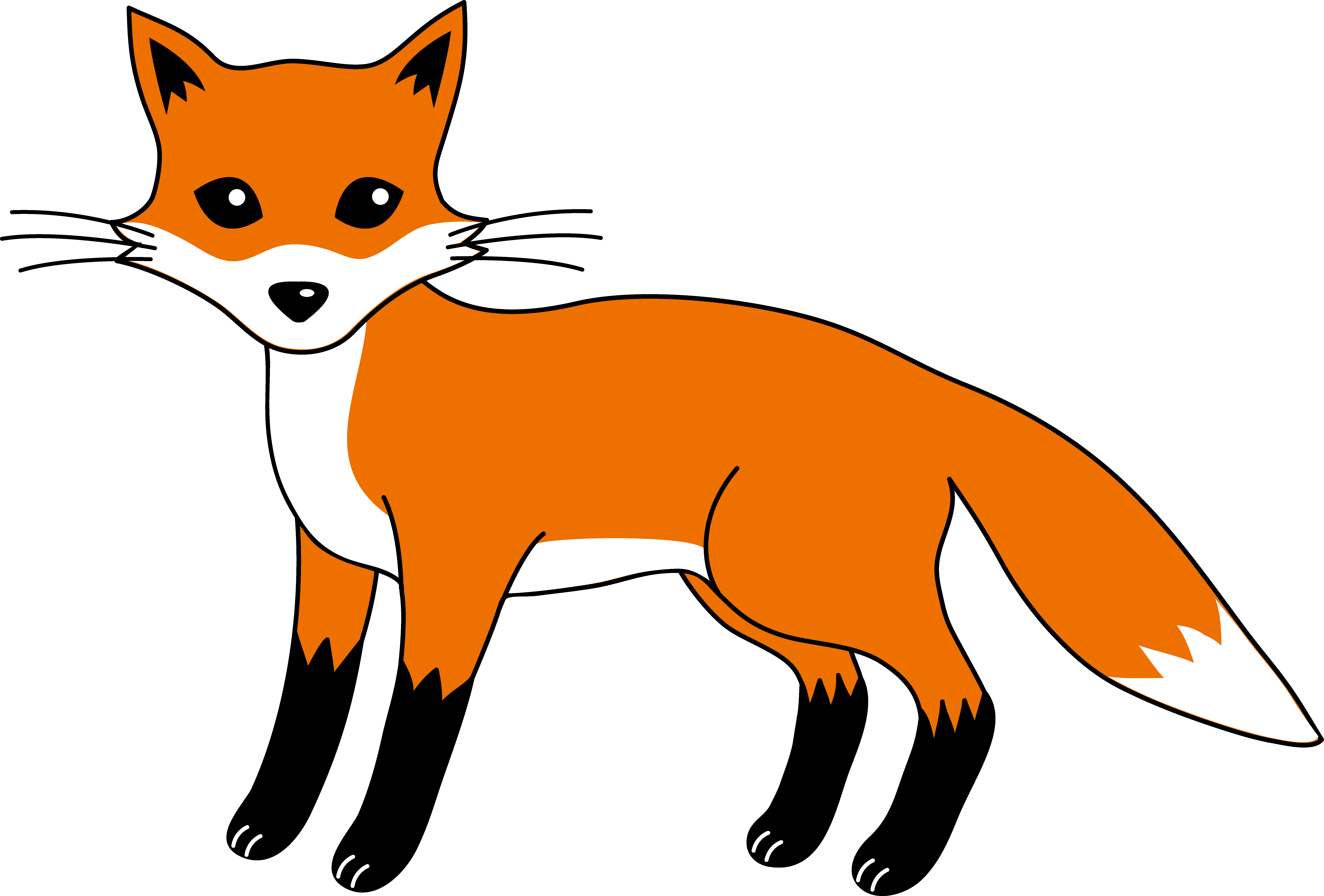 Artistic Fox Transparent PNG Image