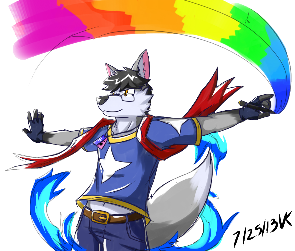 Artistic Fox Transparent PNG Image