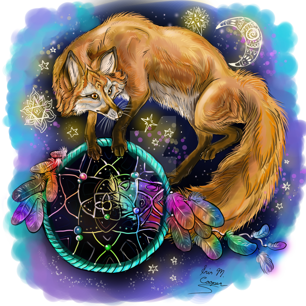 Fox Art Drawing Animal Dreamcatcher Transparent PNG Image
