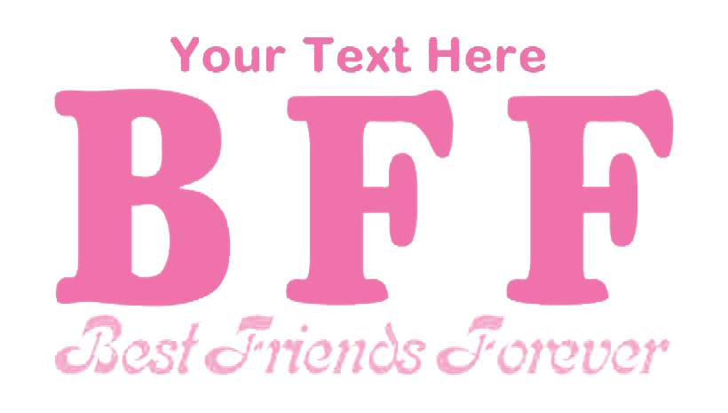 Word Bff Transparent PNG Image