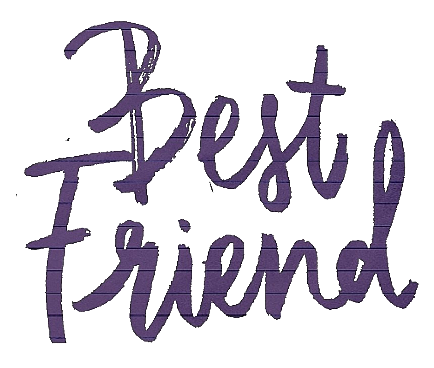 Word Bff Transparent PNG Image