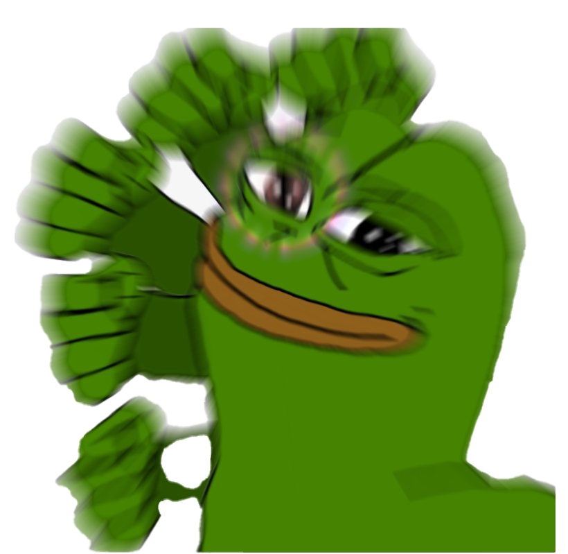 The Pepe Frog Sad Transparent PNG Image