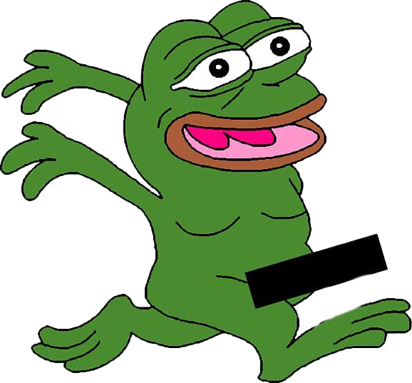 The Pepe Frog Sad Transparent PNG Image