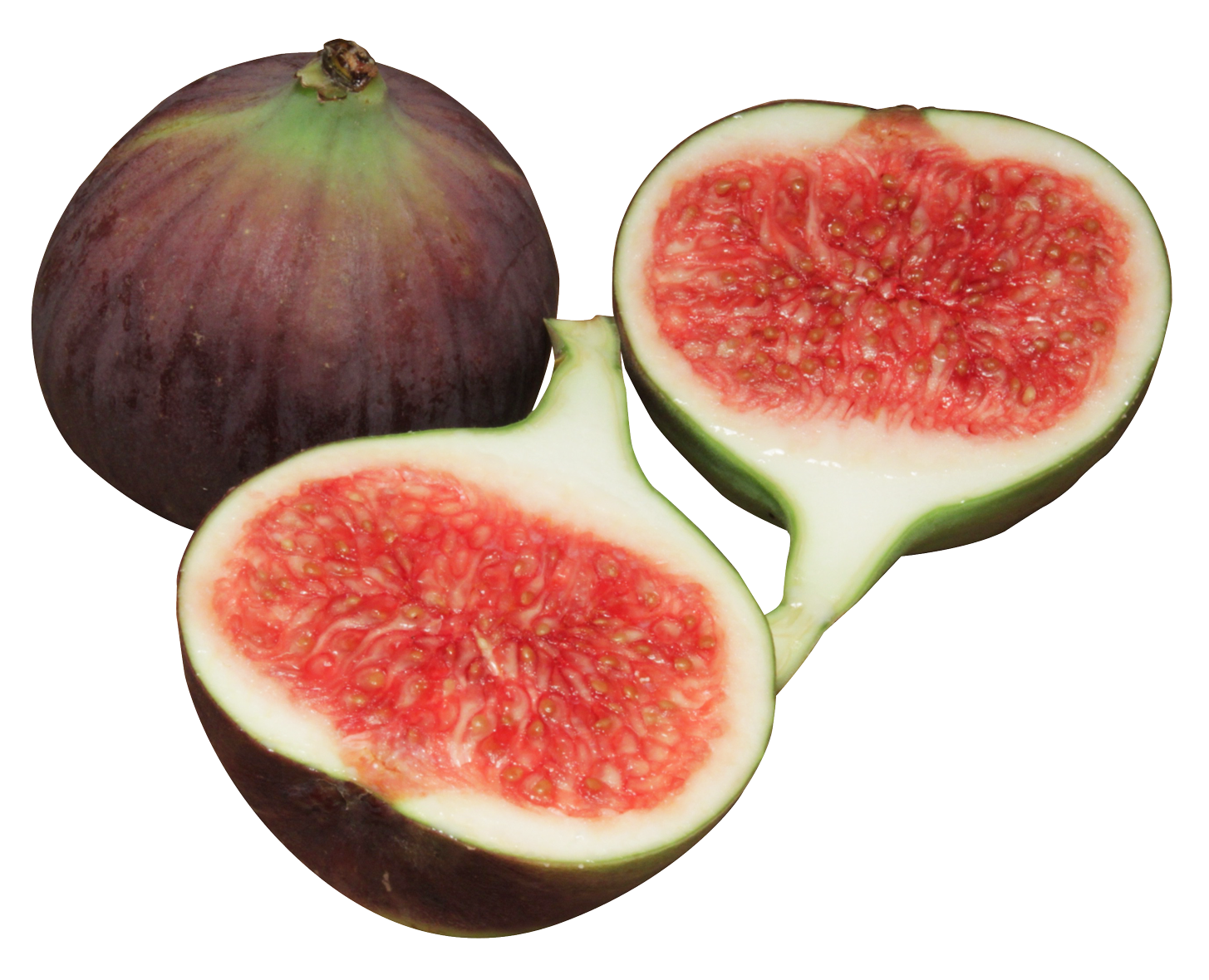 Fruit Fig Half Transparent PNG Image
