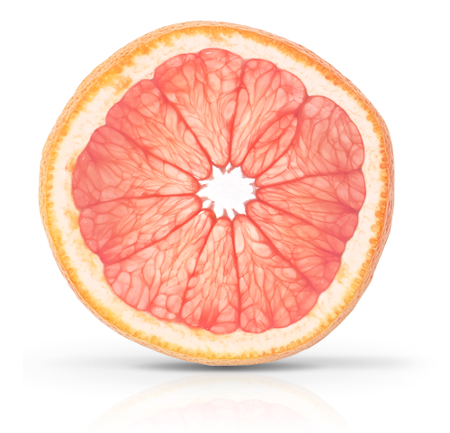 Grapefruit Half Transparent PNG Image