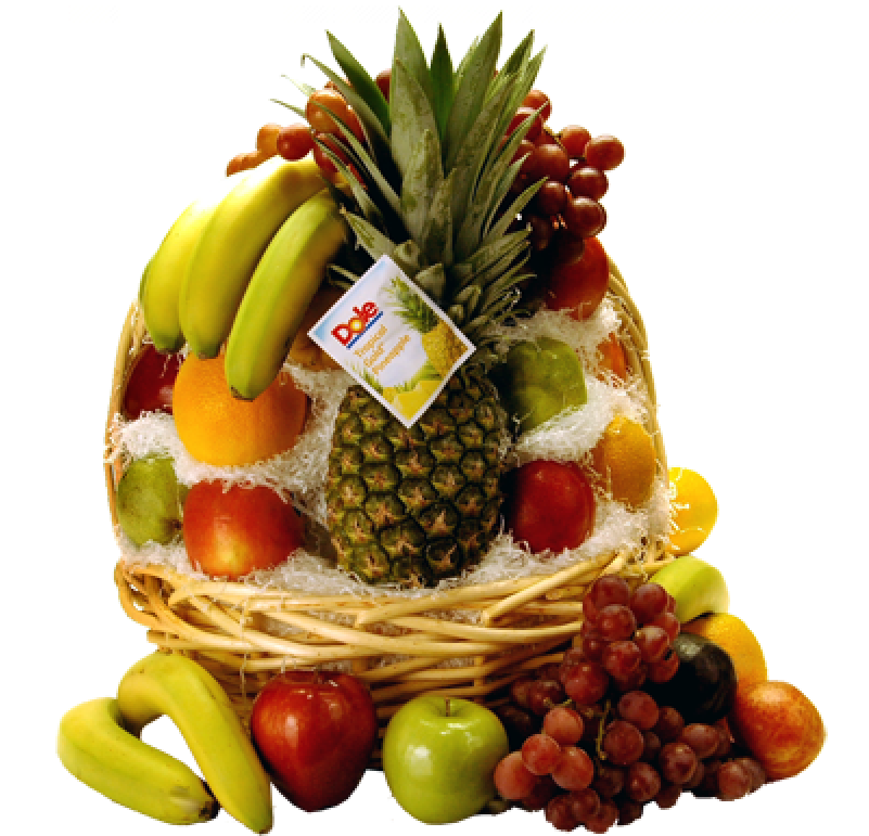 Basket Fruit Closeup Transparent PNG Image