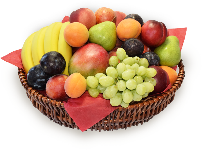Basket Fruit Closeup Transparent PNG Image
