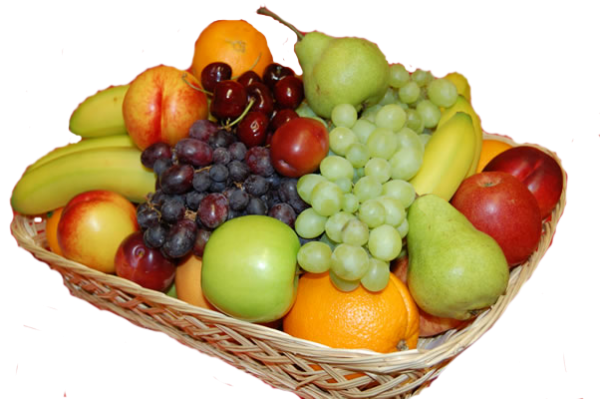 Basket Fruit Closeup Transparent PNG Image