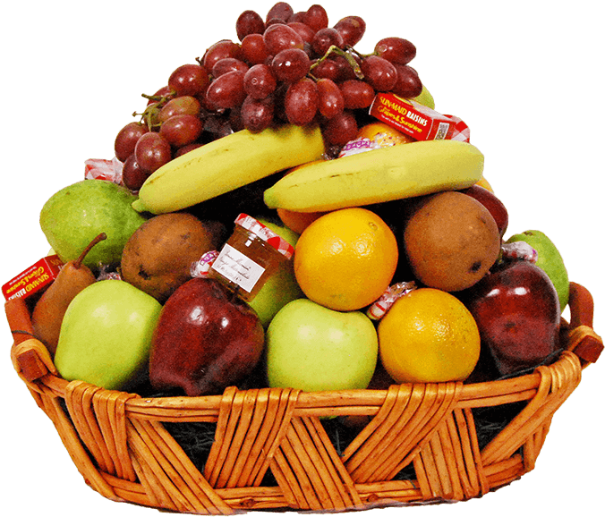 Basket Fruit Transparent PNG Image
