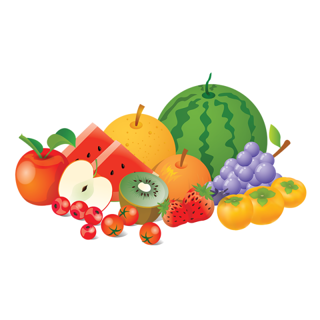 And Vegetables Fruits Transparent PNG Image