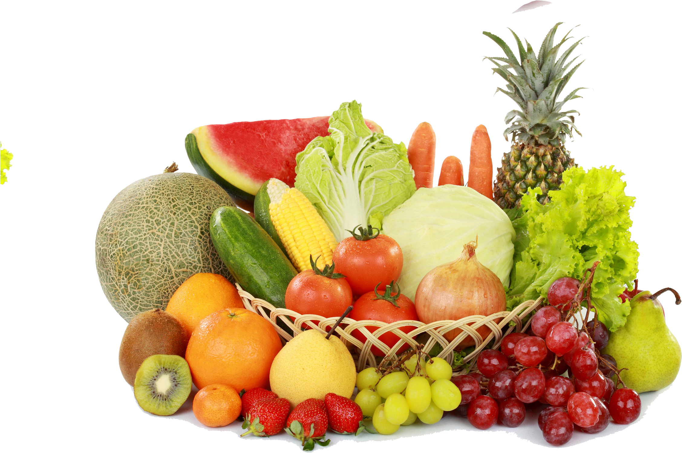 And Vegetables Fruits Transparent PNG Image